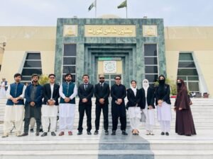 Chairman Youth Organization Pakistan Ijaz Khan Visits Peshawar High Court with Cabinet Members