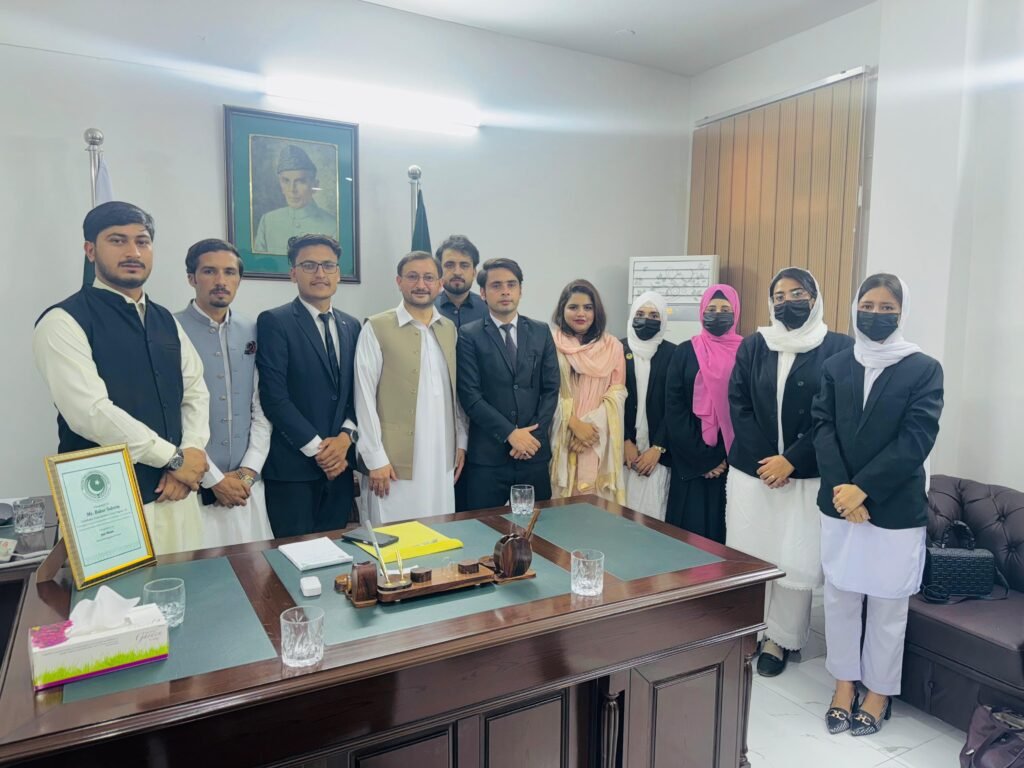 Youth Organization Pakistan Meets Coordinator of Prime Minister Youth Program in Khyber Pakhtunkhwa